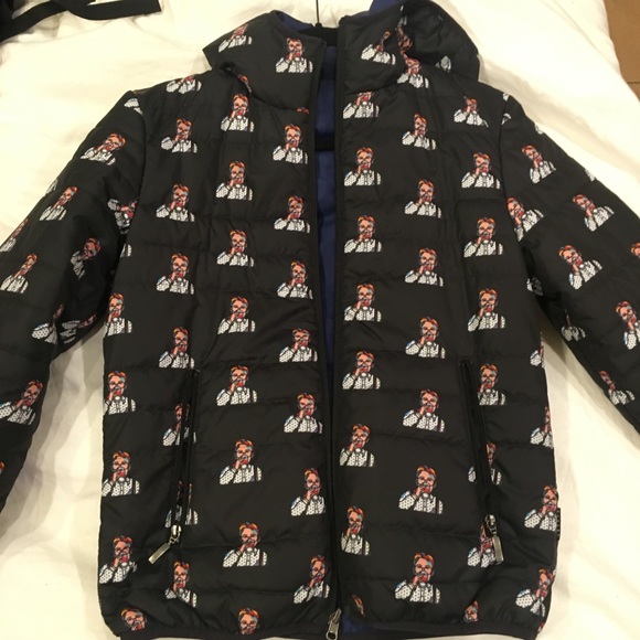 Reversible puffer hoodie - Picture 1 of 4